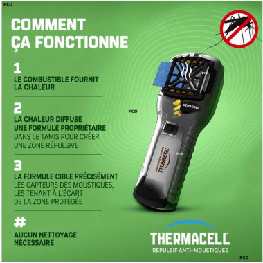 Bouclier Anti-moustiques Portable Thermacell MR300LX