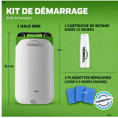 Bouclier Anti-moustiques Portable Thermacell Halo Mini