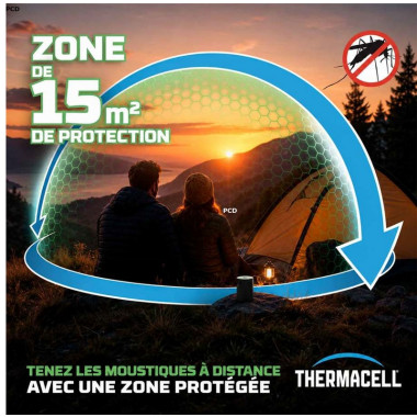 Recharge Pour Bouclier Anti-moustiques Thermacell MRP‑BX Backpacker