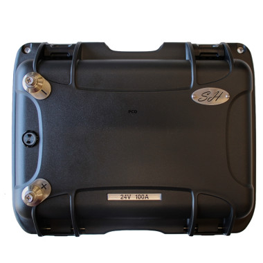 Batterie Valise Lithium 7S 24V 100Ah Sh Lithium Et Chargeur