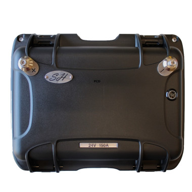 Batterie Lithium 7S 24V 150Ah Avec Sortie Régulée 12V Sh Lithium Et Chargeur