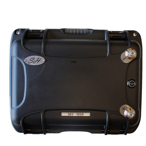 Batterie Lithium 10S 36V 100Ah Avec Sortie Régulée 12V Sh Lithium Et Chargeur