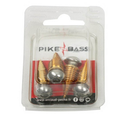 Inserts Laiton Auto Perçants M6 Pike'n Bass Par 4