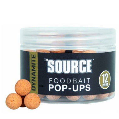 Bouillettes Flottantes Dynamite Baits The Source Food-Baits 12MM Pop-Ups