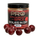 Bouillettes Trempées Starbaits Probiotic Pro Strawberry Spice Boilies In Dip 150G