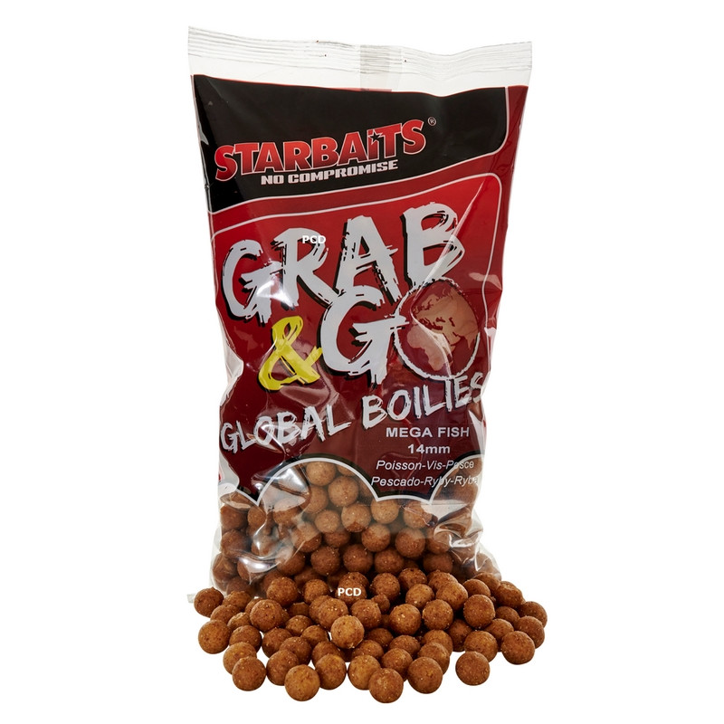 Bouillettes Starbaits Grab & Go Global Mega Fish 800G