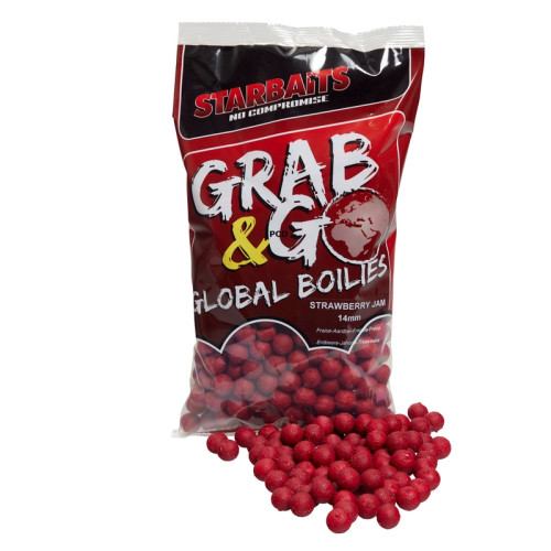 Bouillettes Starbaits Grab & Go Global Strawberry Jam 800G