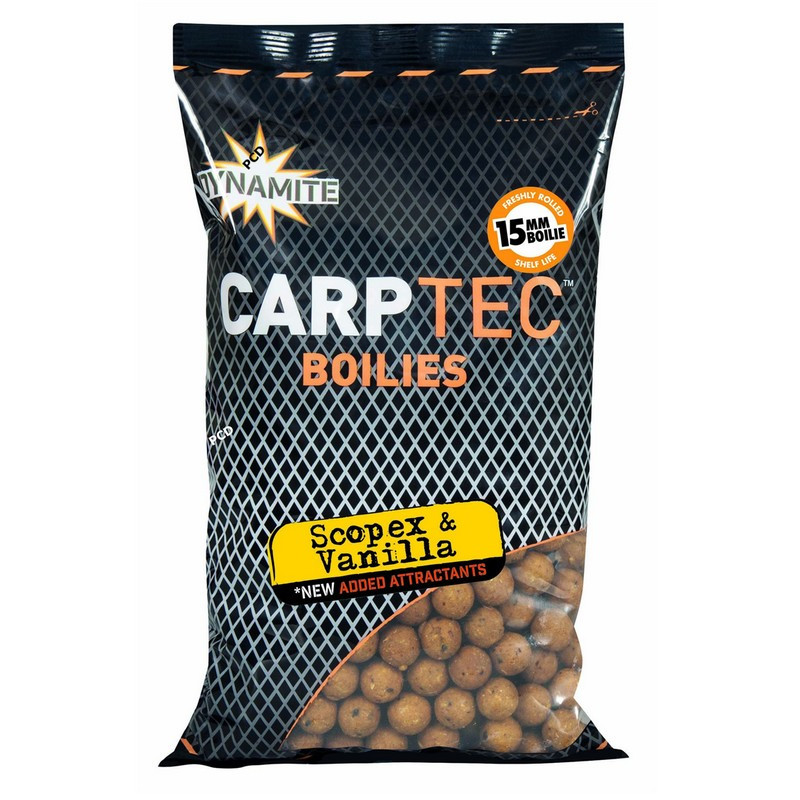 Bouillettes Dynamite Baits Carptec Scopex & Vanilla 900G
