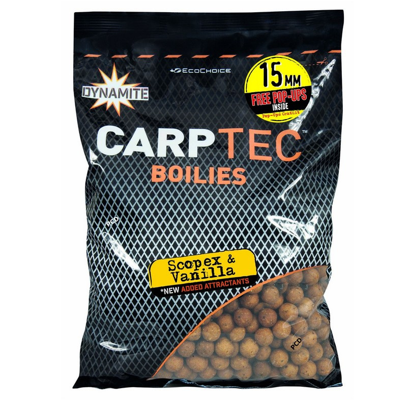 Bouillettes Dynamite Baits Carptec Scopex & Vanilla 1KG800