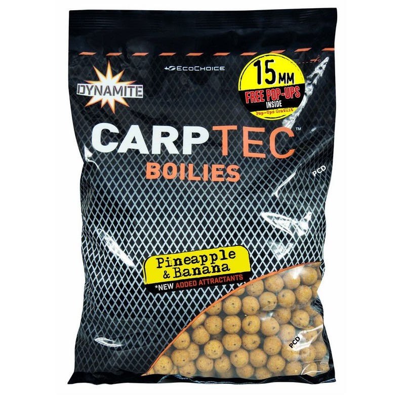 Bouillettes Dynamite Baits Carptec Pineapple & Banana 1KG800