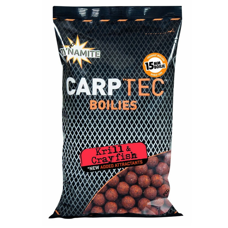 Bouillettes Dynamite Baits Carptec Krill & Crayfish 900g