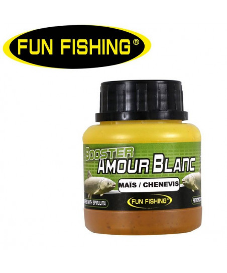 Booster Fun Fishing 100ML Maïs/Chenevis Amour Blanc