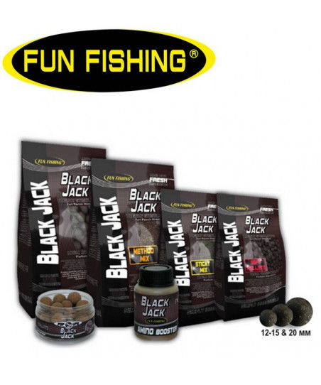 Bouillettes Fun Fishing Black Jack 2.5KG 20MM