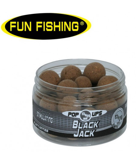 Bouillettes Flottantes Fun Fishing Pop Ups Black Jack 60G