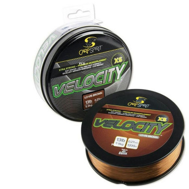 Nylon Carp Spirit Velocity XS Lo-Vis Clear 1200M