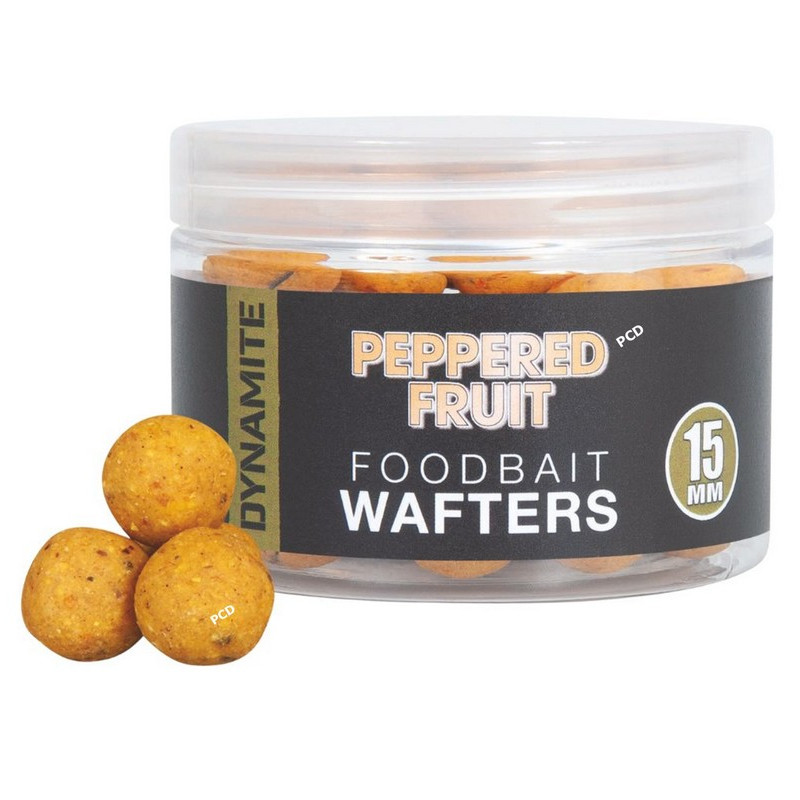 Bouillettes Equilibrées Dynamite Baits Foodbait Wafters Peppered Fruit 15mm