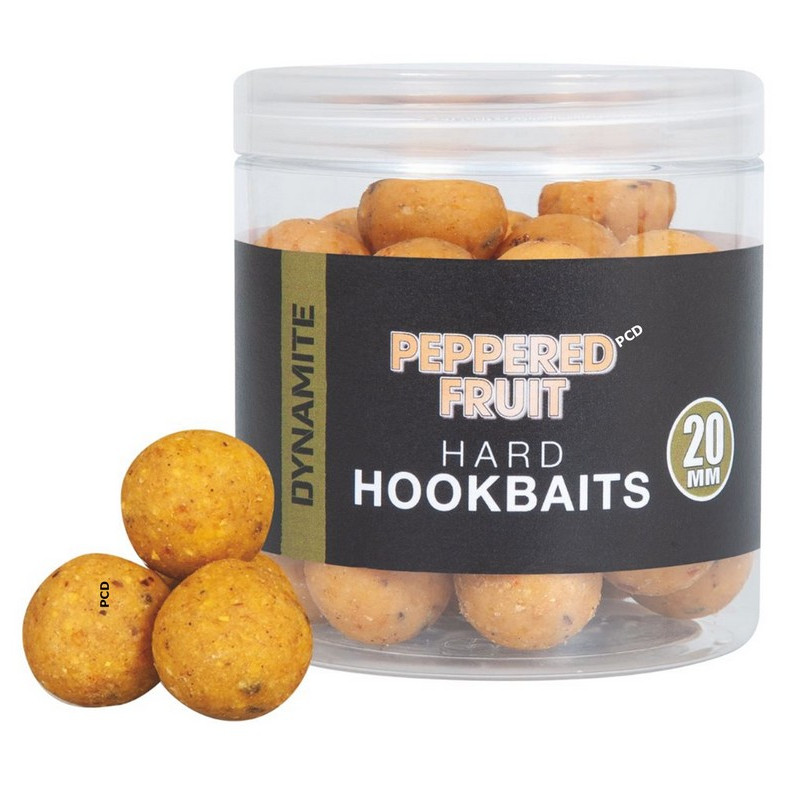 Hook Baits Dynamite Baits Peppered Fruit Hard Hookbaits 20mm