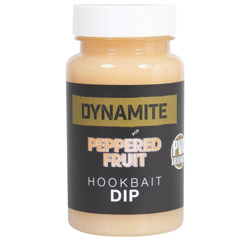 Attractant Liquide Dynamite Baits Peppered Fruit Hookbait Dip 100Ml
