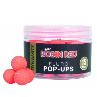 Bouillettes Flottantes Dynamite Baits Robin Red Fluoro Pop-Ups 15mm