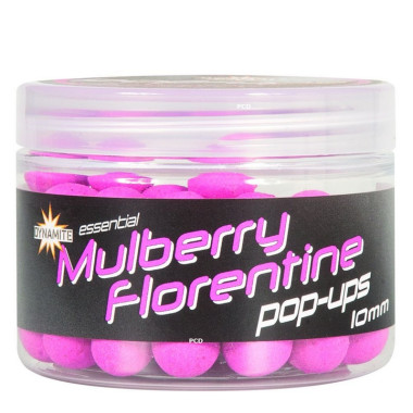 Bouillettes Flottantes Dynamite Baits N-Ticers Hookbaits Mulberry Florentine Pop-Ups