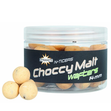 Bouillettes Equilibrées Dynamite Baits N-Ticers Wafters Choccy Malt 14MM 40G