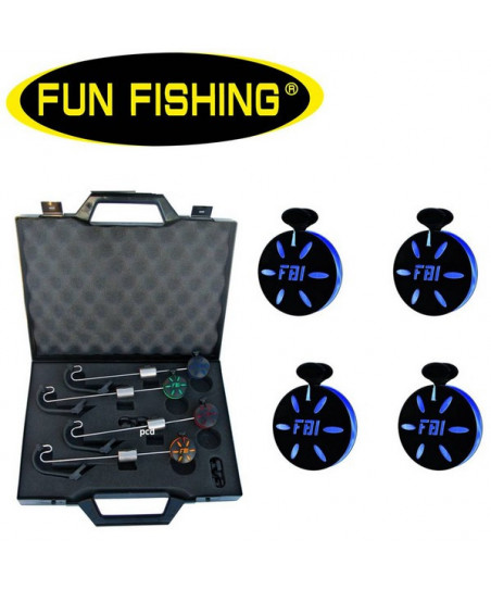 Coffret de 4 Ecureuils FBI Bleu Fun Fishing Swingers