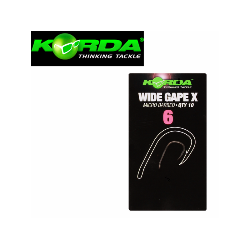 Hameçons Korda Wide Gape X Par 10