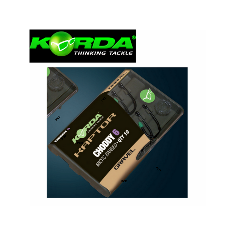 Hameçons Korda Kaptor Choddy Gravel Par 10