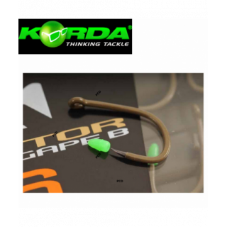 Hameçons Korda Kaptor Wide Gape B Weed Par 10