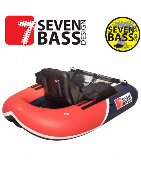 Float Tube Seven Bass Brigad Racing 160 Bleu Et Rouge