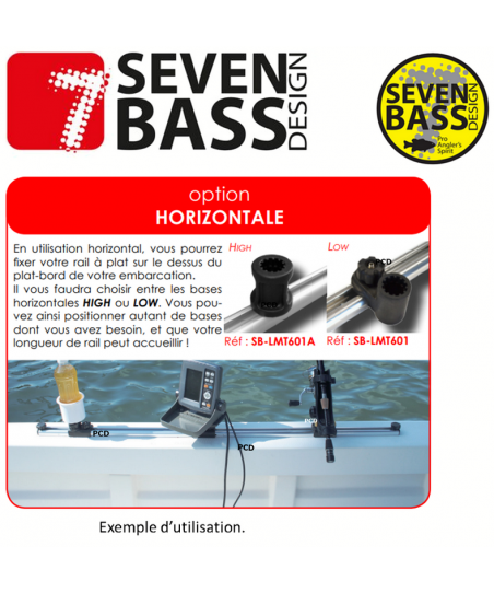 BASE DE RAIL HORIZONTALE...