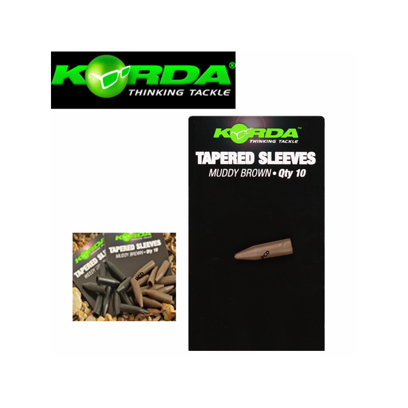 Manchons Korda Tapered Silicone Sleeve Par 10