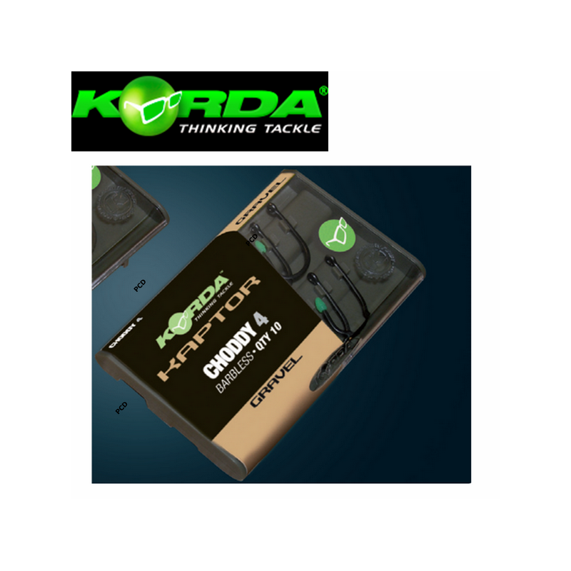 Hameçons Korda Kaptor Choddy B Gravel Par 10