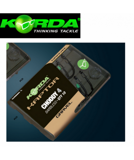 Hameçons Korda Kaptor Choddy B Gravel Par 10