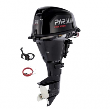Moteur Thermique Parsun 20 Cv Arbre Court Commande A Distance
