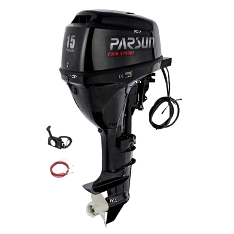 Moteur Thermique Parsun 15 Cv Arbre Court Commande A Distance