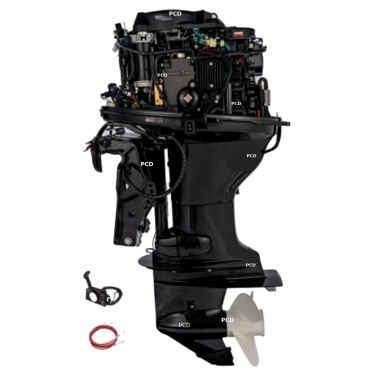Moteur Thermique Parsun 50 Cv Arbre Long Commande A Distance Avec Trim Et Tilt Electriques