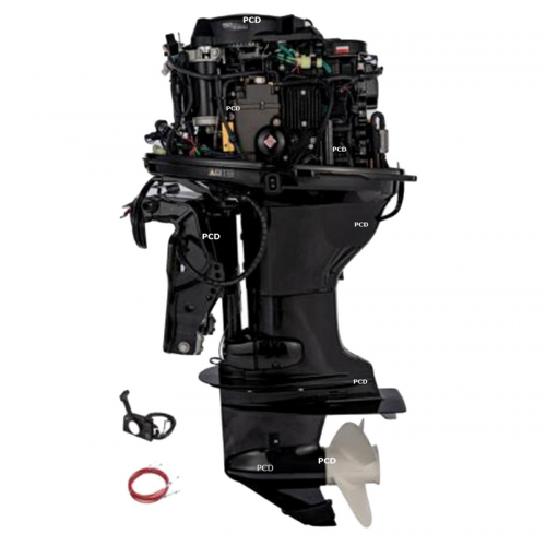 Moteur Thermique Parsun 50 Cv Arbre Long Commande A Distance Avec Trim Et Tilt Electriques