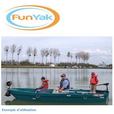 BARQUE FUN YAK 440 VERT