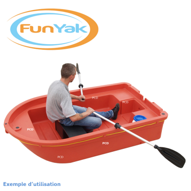 Barque Fun Yak Telline 2m15 + Avirons