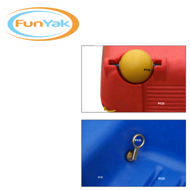 Barque Fun Yak Palourde 2m00 + Avirons