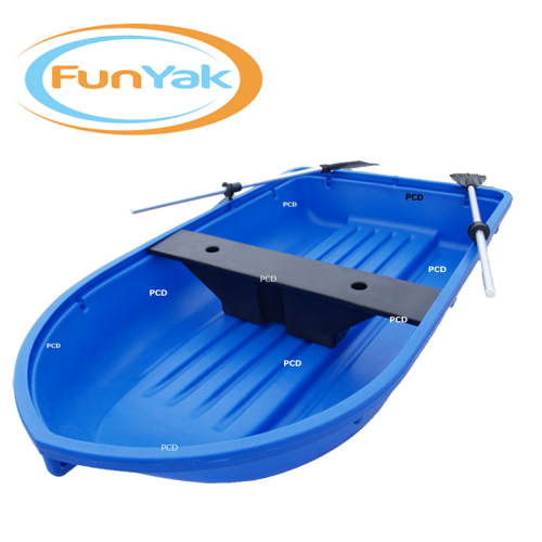 Barque Fun Yak Clam 2m00 + Avirons