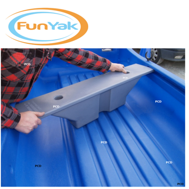 Barque Fun Yak Clam 2m00 + Avirons