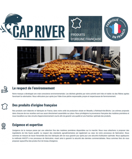 Additif Liquide Cap River Huile De Chenevis 500ML