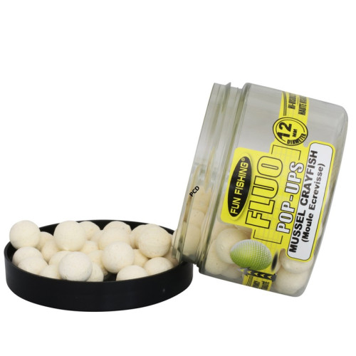 Bouillettes Flottantes Fun Fishing Fluo Pop Ups 12MM