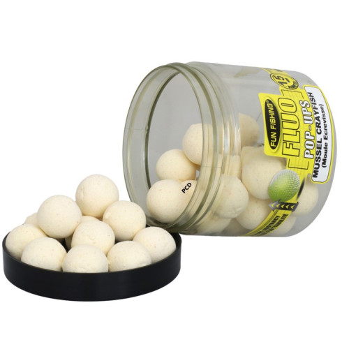 Bouillettes Flottantes Fun Fishing Fluo Pop Ups 15MM