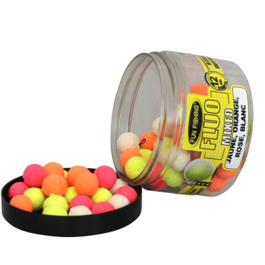 Bouillettes Flottantes Fun Fishing Fluo Pop Ups Mixed