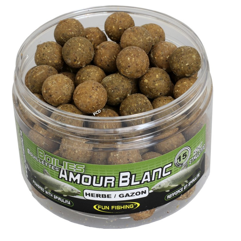 Bouillettes Flottantes Fun Fishing 250G Maïs/Chenevis Amour Blanc