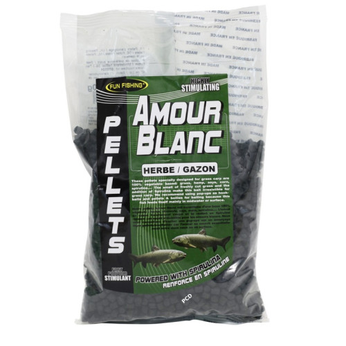 Pellets Fun Fishing Herbe/Gazon Amour Blanc 700G