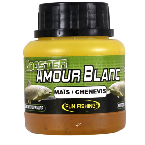 Booster Fun Fishing 100ML Maïs/Chenevis Amour Blanc
